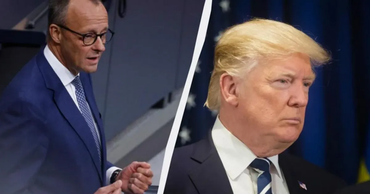 Мерц, Трамп