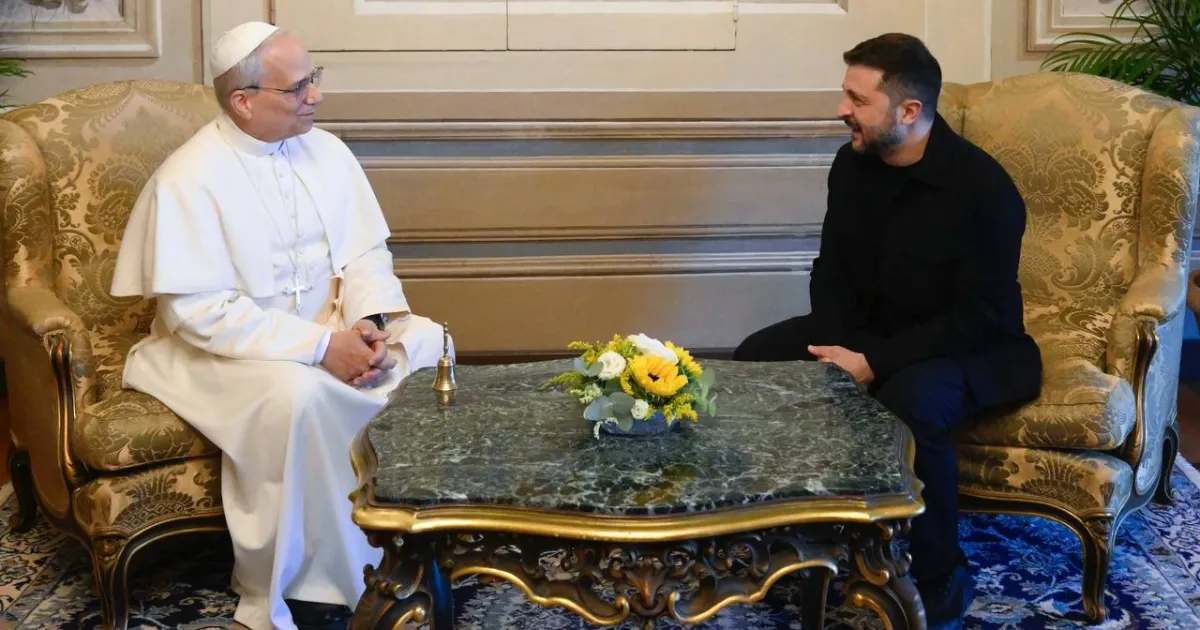 Vladimir Zelenskyy i Papa Rymskyi