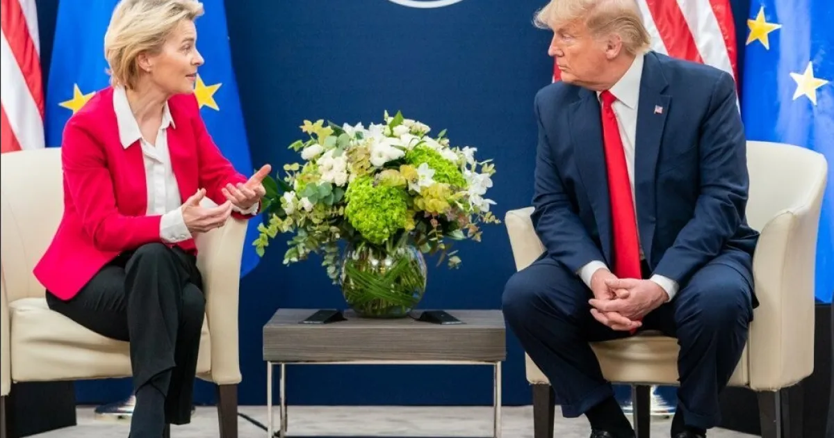 Урсула фон дер Ляйен, Дональд Трамп