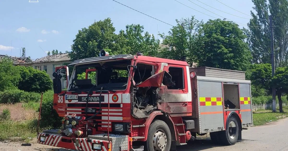 Обстріл рятувальників - Обстрел спасателей
