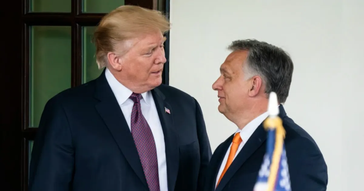 Трамп та Орбан - Трамп и Орбан