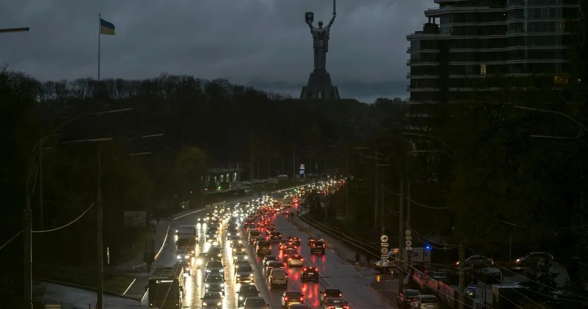 блекаут в Києві / блекаут в Киеве