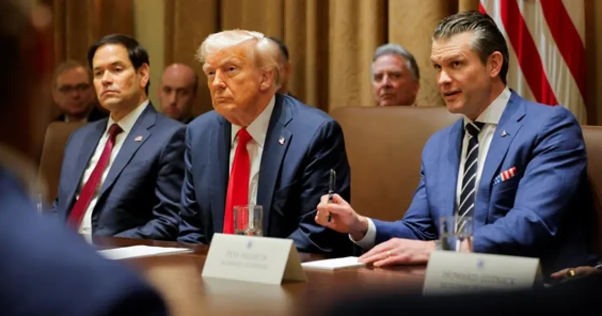 Трамп, Хегсет