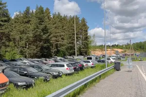 машині на границе
