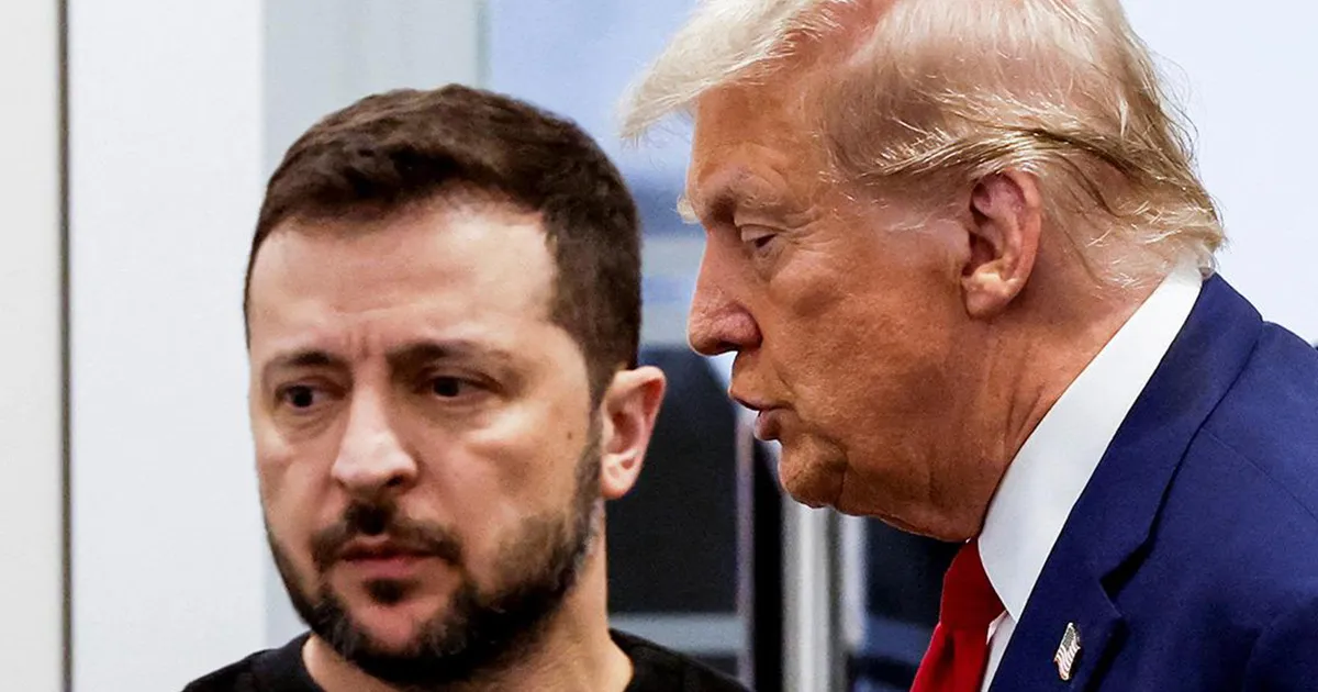 Дональд Трамп та Володимир Зеленський
