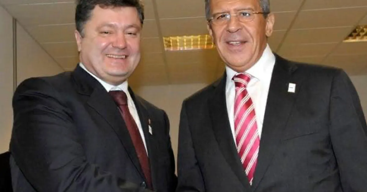 Порошенко, Лавров