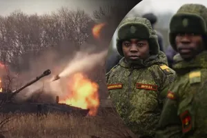 Військові з Африки - Военные из Африки