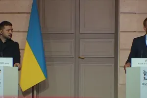 Макрон, Зеленский