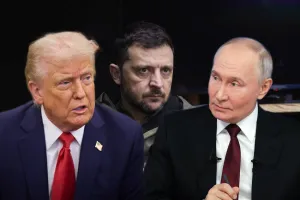 Трамп, Зеленський, Путін