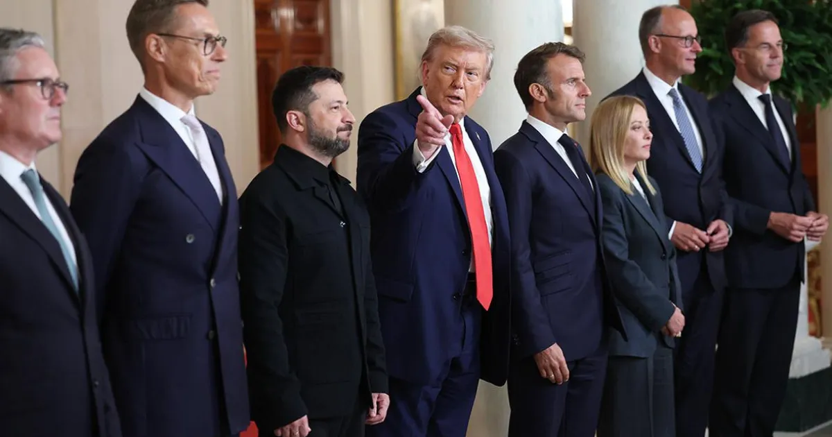 Зеленський, Трамп, та європейські лідери / Зеленский, Трамп и европейские лидеры