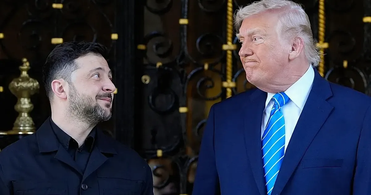 Володимир Зеленський та Дональд Трамп