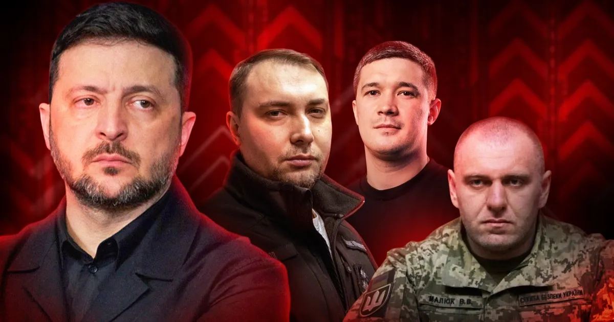 Зеленський, Буданов, Малюк, Федоров