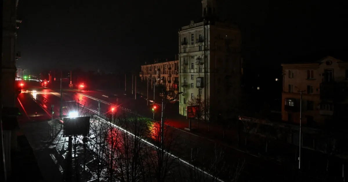 Запоріжжя після атаки - Запорожье после атаки