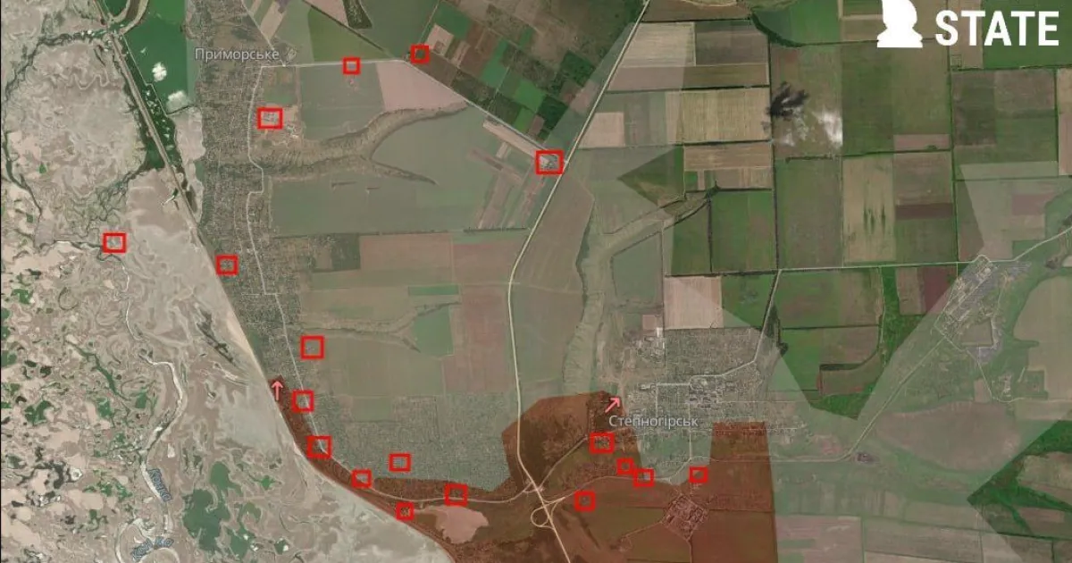 карта, Запорожская область