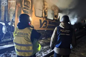 удар по потягу на Харківщині