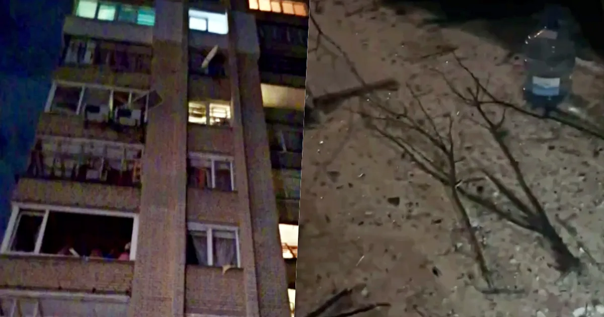 Дрон біля будинку - Дрон около дома