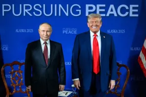 Путин и Трамп в Анкоридже