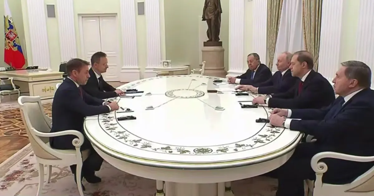Путин, Сийярто