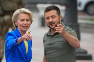 Зеленский, фон дер Ляйн