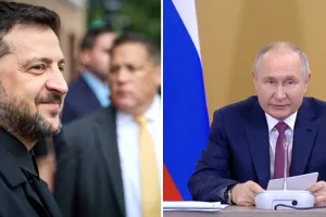 Зеленський та Путін - Зеленский и Путин