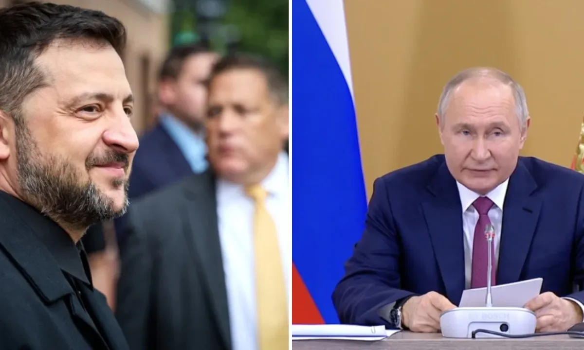 Зеленський та Путін - Зеленский и Путин