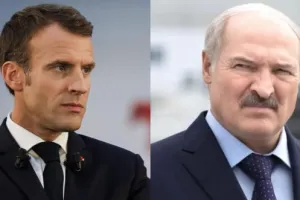 Макрон, Лукашенко