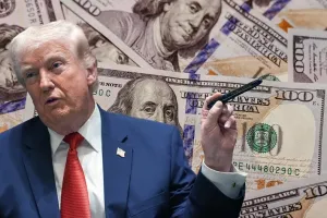 Трамп, доллары