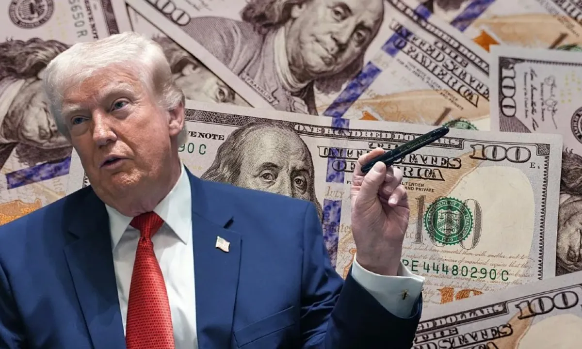 Трамп, доллары