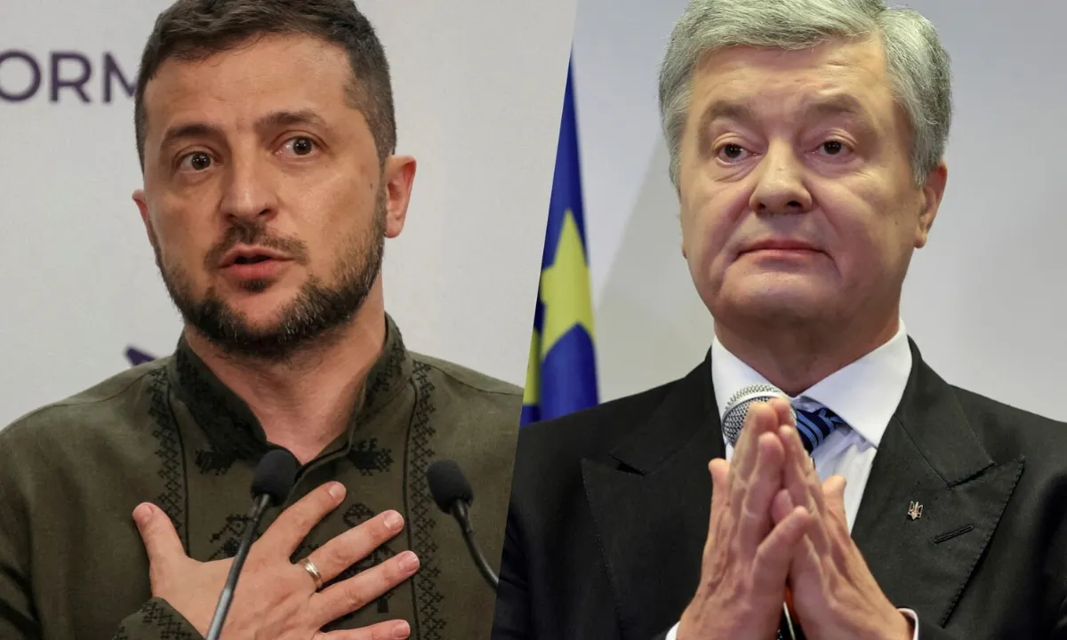Зеленский, Порошенко