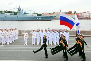 военно-морской парад в Санкт-Петербурге