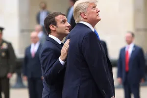 Трамп, Макрон