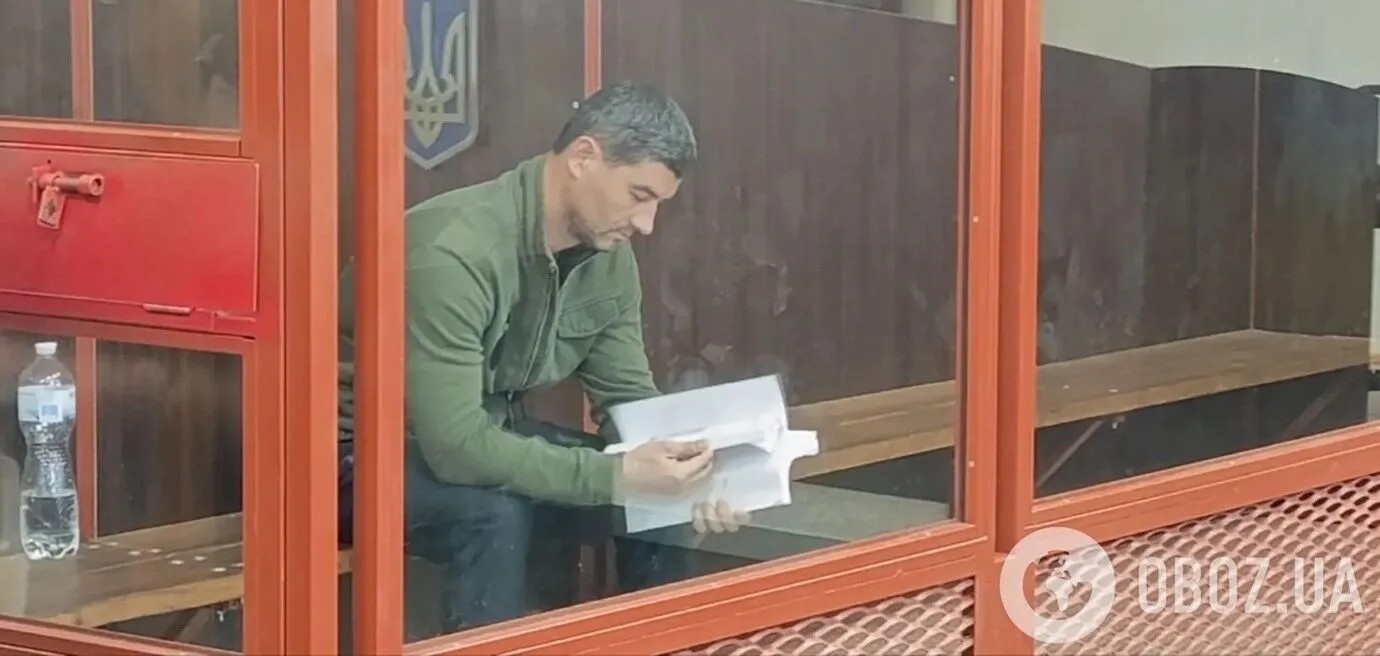 Сергій Шапран у залі суду
