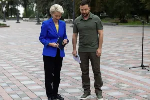 фон дер Ляйен, Зеленский