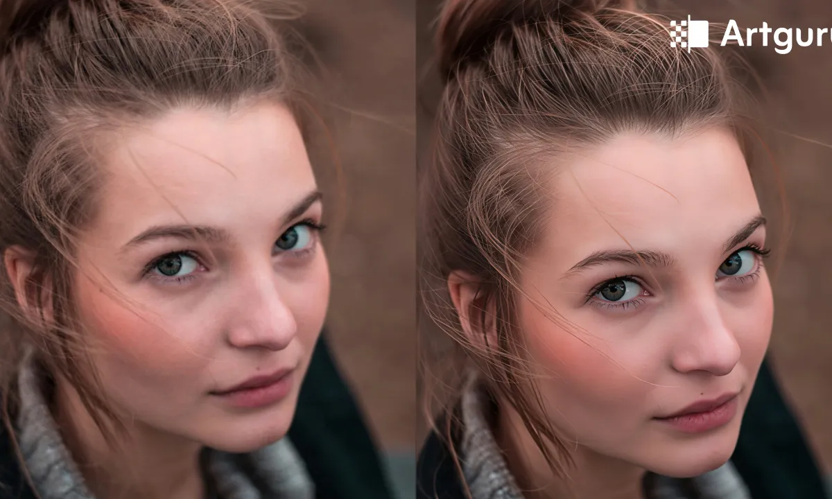 улучшение фото в Artguru