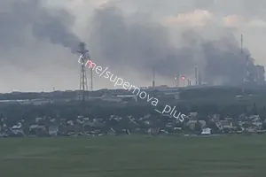 удар по Омскому НПЗ